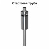 110 Сэндвич-труба "стартовая" Д110/180 (AISI 430/430; 0,5мм/0,5мм) 1,0 м