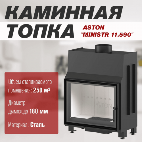 Каминная топка ASTON "MINISTR 11.590"